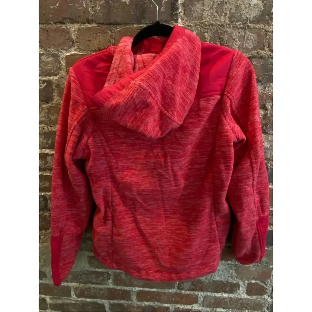 Free Country Live In It! Coral Fleece Zipper Hooded Jacket Girls Size XL 14/16